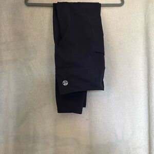 Til You Collapse- Navy Blue Leggings with Logo and pockets
